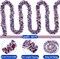 50FT 4th of July Garland Red White and Blue Patriotic Tinsel Garland for Indoor Outdoor Party Celebration Holiday Red White and Blue Memorial Day Independence Day 4th of July Decorations